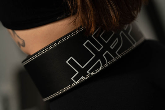 woman wearing UPPPER lever belt